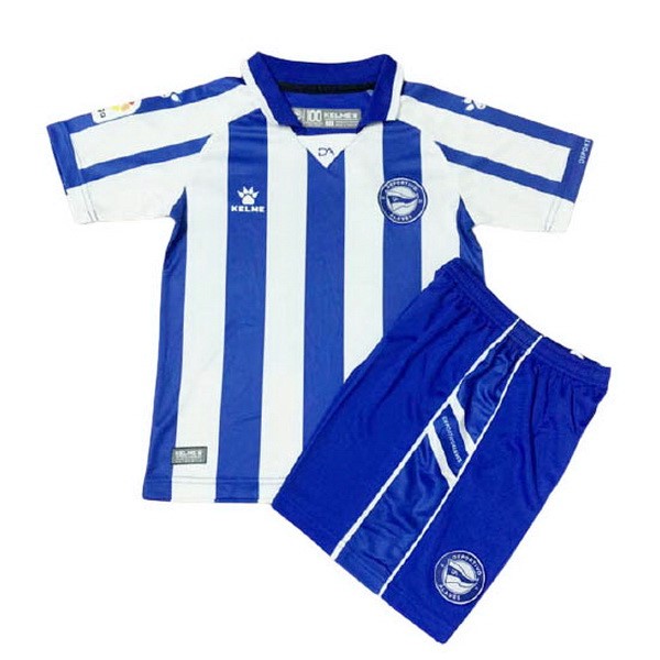 Trikot Deportivo Alavés Heim Kinder 2020-21 Blau